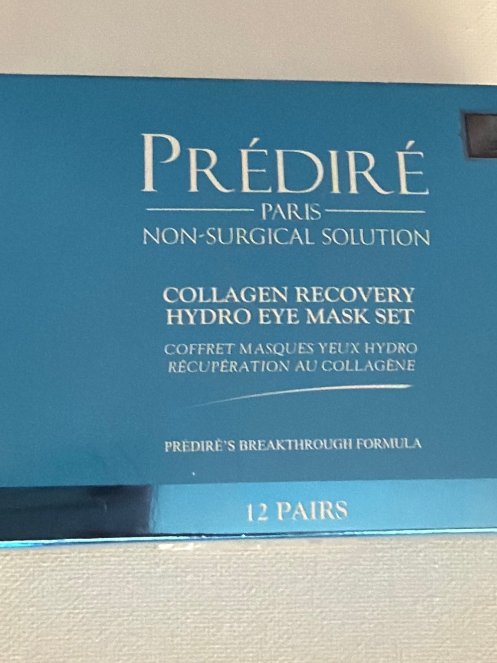 PRÉDIRÉ Collagen Recovery Hydro Eye Mask set (12 Pairs)